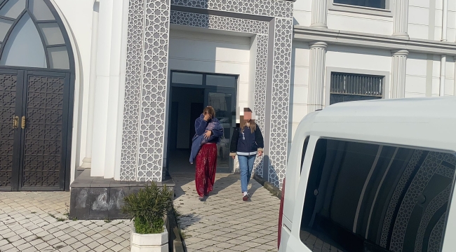 113 Bin TL.'lik ziynet eşyası hırsızlığından yakalanan kadın, bebeğiyle gözaltına alındı