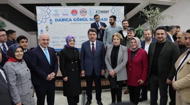Adalet Bakanı Yılmaz Tunç, Darıca'da iftar programına katıldı.