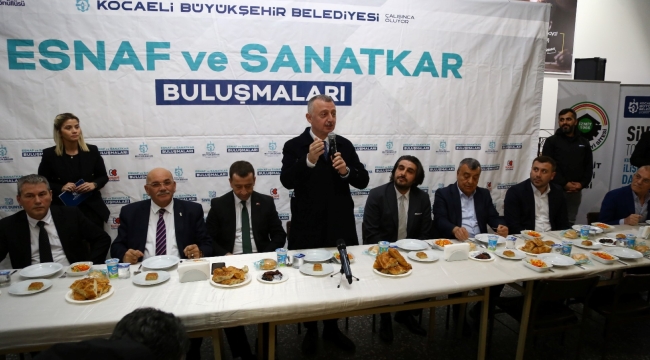 Başkan Büyükakın sanayi esnafıyla iftar yaptı