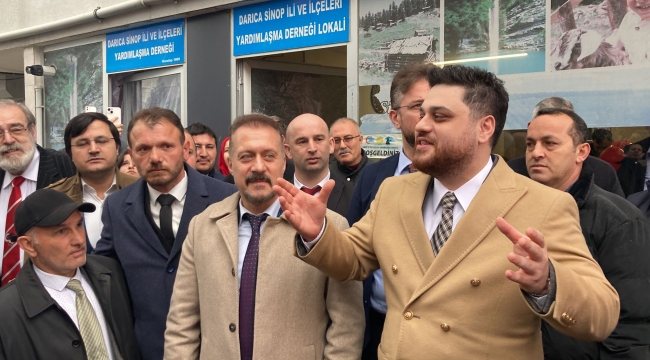 BTP lideri Hüseyin Baş, Darıca'da vatandaşlarla buluştu; adaylarına destek istedi!