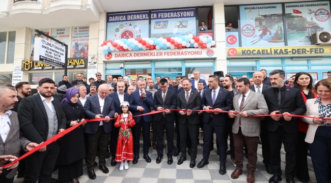 DADEF Genel Merkez Hizmet Binası'nın açılışına yoğun ilgi