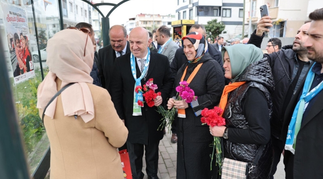 Kocaeli teşkilatları, 'Büyük Miting'e davet için sahadaydı