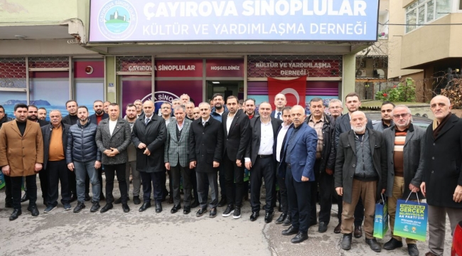 Şeker ve Çiftçi, Sinoplular Derneği’ne konuk oldu