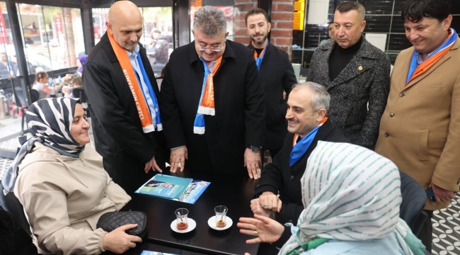 Tipioğlu ve Çiftçi, Fatih Caddesi esnaflarını gezdi