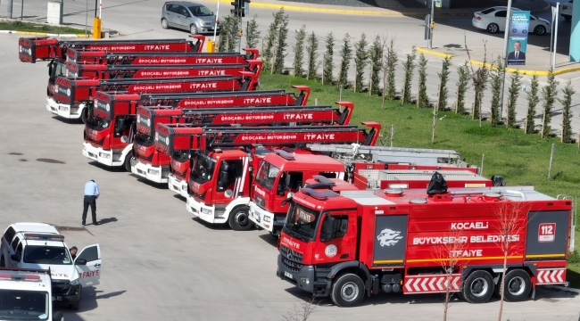 Yeni araçlar İtfaiyenin gücüne güç katacak