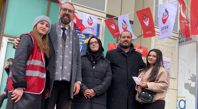 Zafer Partisi'nin Darıca adayı Özgür Kaleözü, Darıcalı kadınları unutmadı