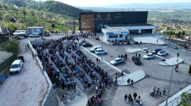 4 günde 29 bin 98 vatandaş Kartepe Teleferiğini kullandı