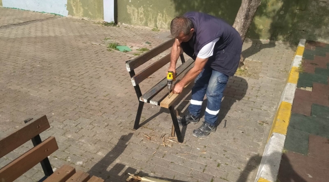 Darıca'da parklar çocuklar için yaza hazırlanıyor