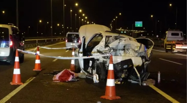 Kuzey Marmara Otoyolu'nda kaza: 2 ölü, 4 yaralı