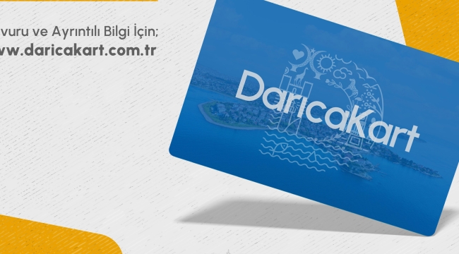 Darıca Kart uygulaması bugün itibariyle başladı