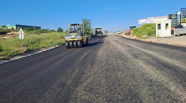 Gebze Pelitli Yolu Caddesine asfalt