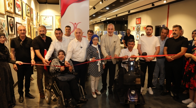 'Engelsiz İzler' sergisi beğeni topladı