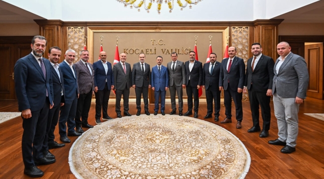 Ak Parti'li başkanlardan Vali Aktaş'a ziyaret