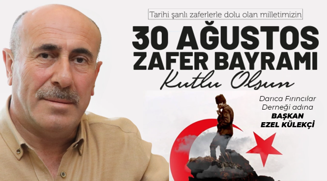 Darıca Fırıncılar Derneği 30 Ağustos Zafer Bayramı kutlaması