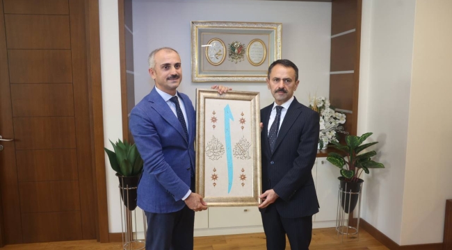 Vali Aktaş'tan Başkan Çiftçi'ye ziyaret