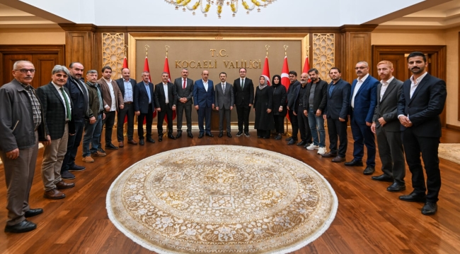 Darıca Erzurumlular Derneği'nden Vali Aktaş'a Ziyaret
