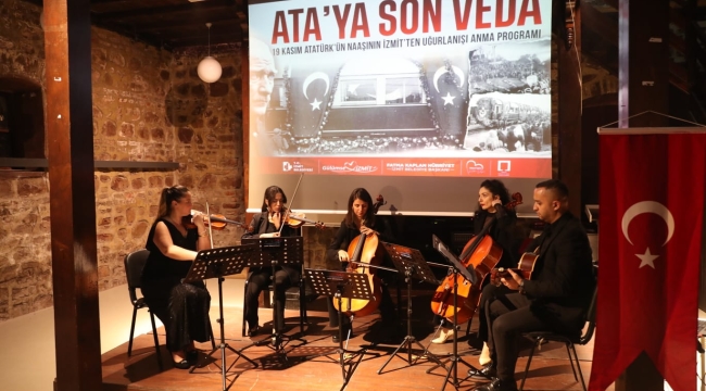 Atatürk naaşının İzmit'ten Ankara'ya uğurlanışının 86. yılında özlemle anıldı