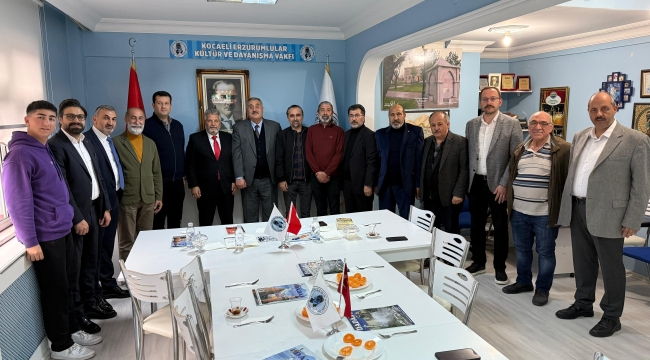 SGK İl Müdürü Aydın’dan Erzurumlular Vakfı’na ziyaret