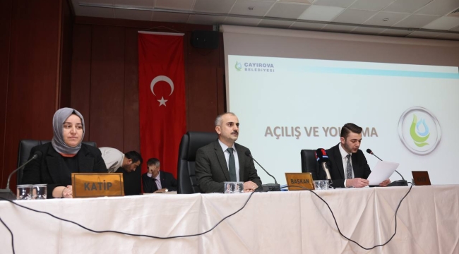 Çayırova'da olağanüstü meclis toplantısı yapıldı