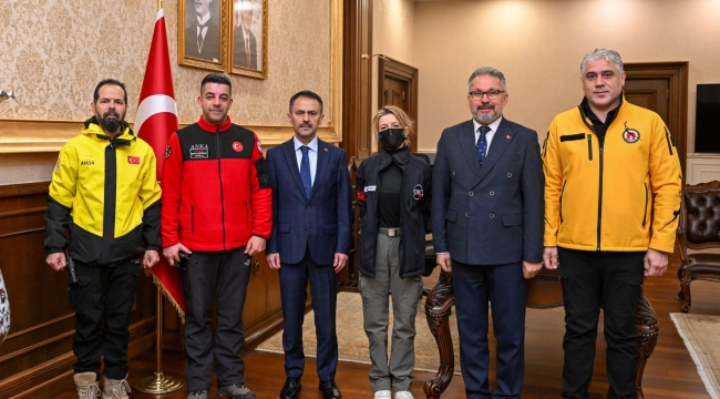 Kocaeli Afet Platformu yeni yönetiminden Vali Aktaş'a ziyaret