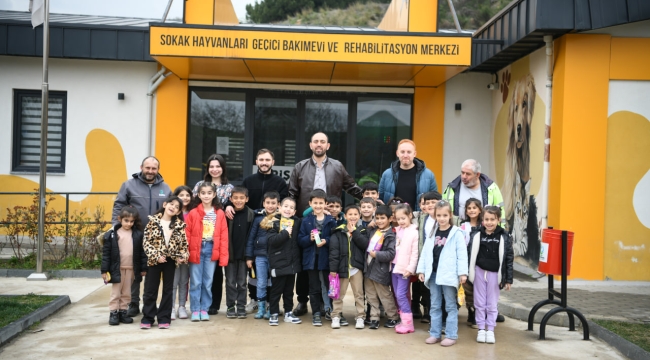 Akçakoca İlkokulu minikleri, sevimli dostlarımızla buluştu