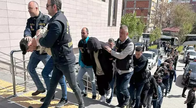 Dolandırıcılık şüphelisi 71 kişi adliyede