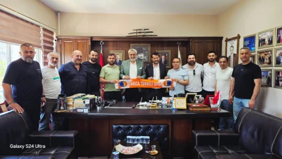 Darıca Türkelispor’dan Aydın’a tebrik ziyareti