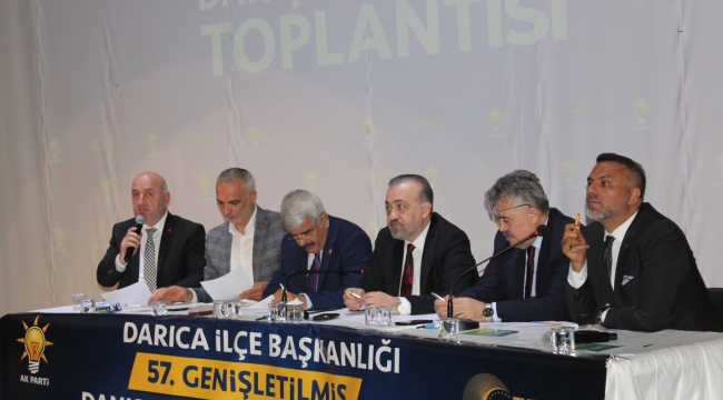 Ak Parti Darıca'da danışma meclisi gerçekleştirildi