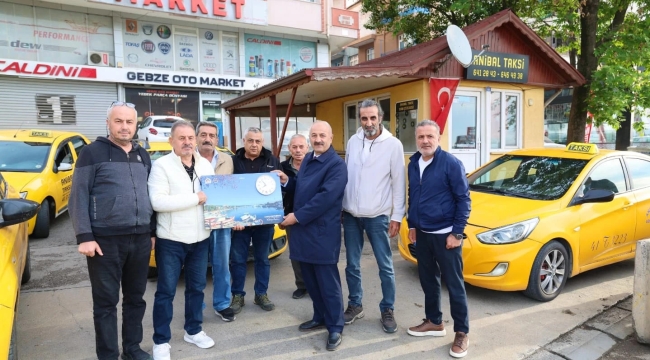 Büyükgöz yeni haftaya taksici esnafıyla beraber başladı