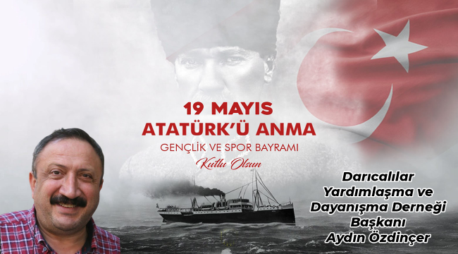 Darıcalılar Derneği 19 Mayıs ilanı