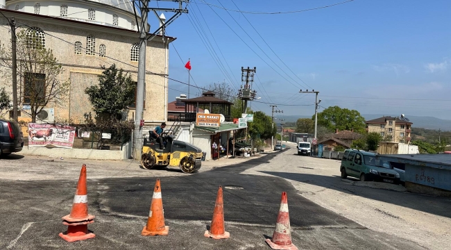 Gebze köylerinde hummalı yol çalışması