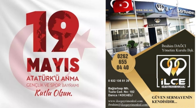 İlçe Gayrimenkul 19 Mayıs ilanı