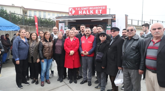 İzmit Belediyesi Halk Et Mobil bugün Gebze'de!