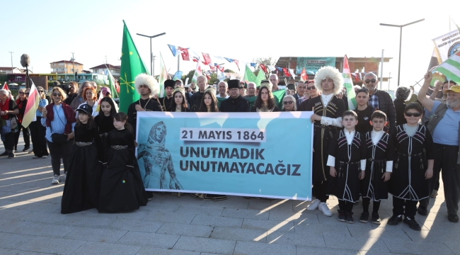 Kafkas halklarının yaşadığı acı, Kandıra Babalı Sahili’nde hatırlandı