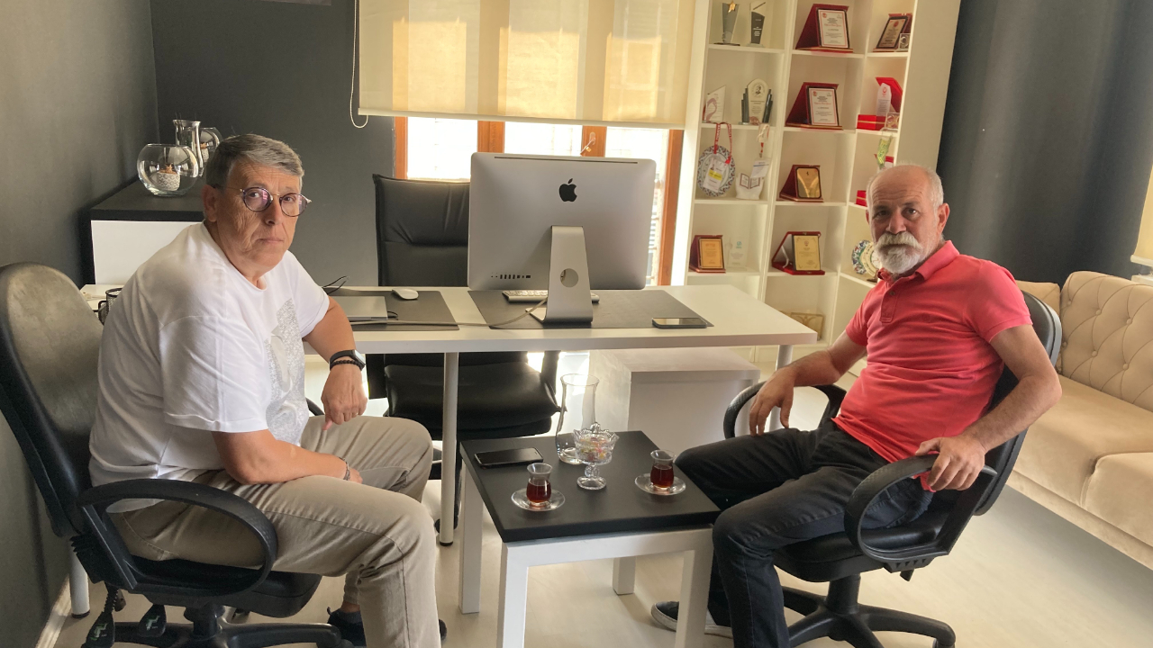 Duayen Gazeteci İsa Turhan’dan Erol Polat’a taziye ziyareti