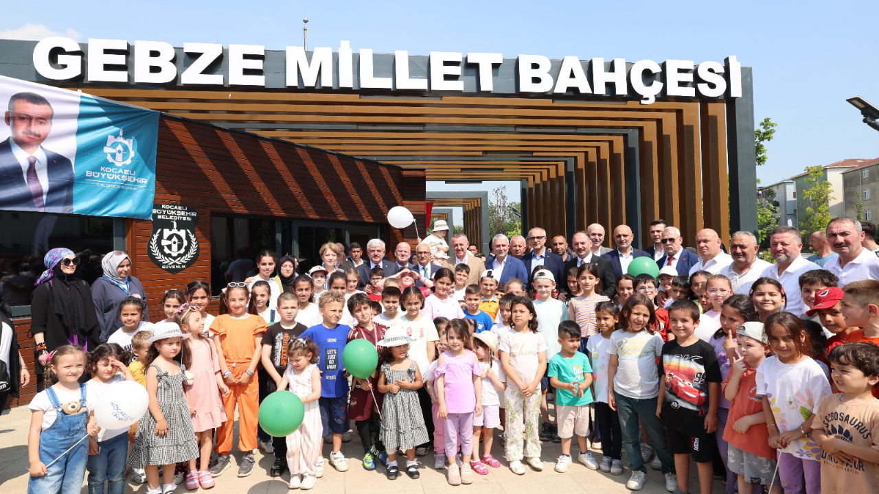 “Millet Bahçesi” Gebze’ye bayram hediyesi