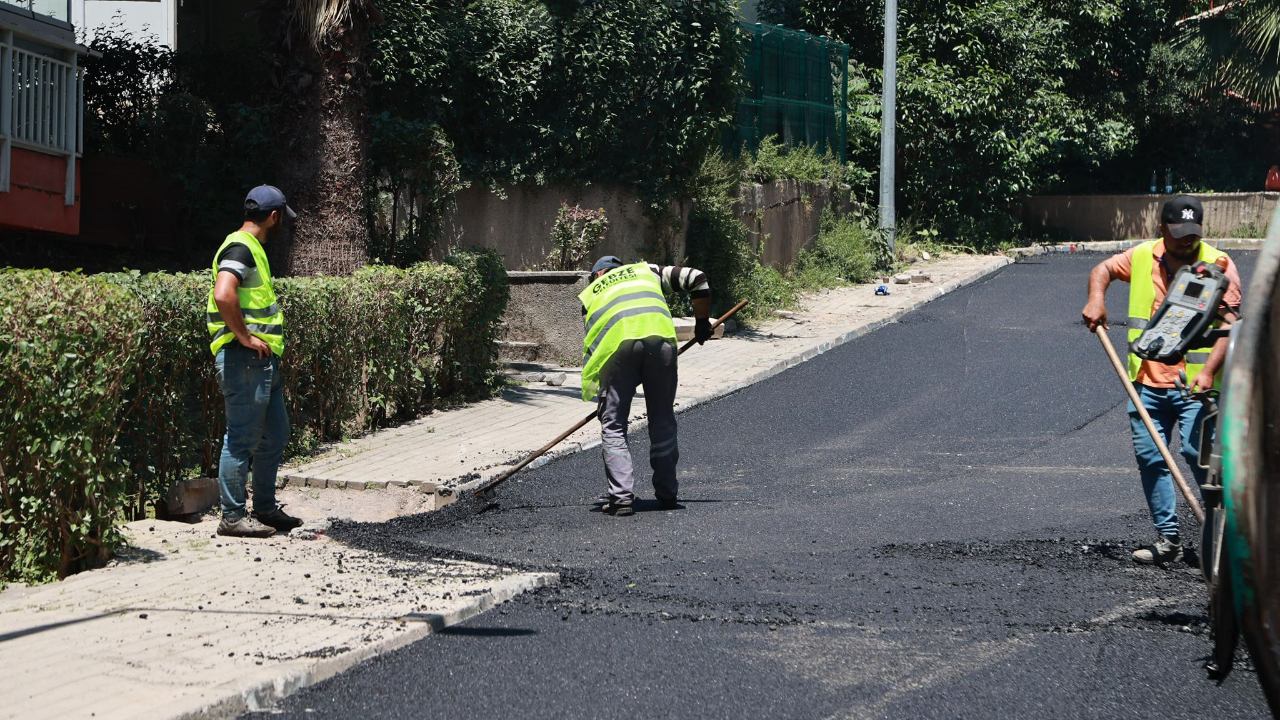 Gebze Belediyesi Asfalt Çalışmalarına Hız Verdi