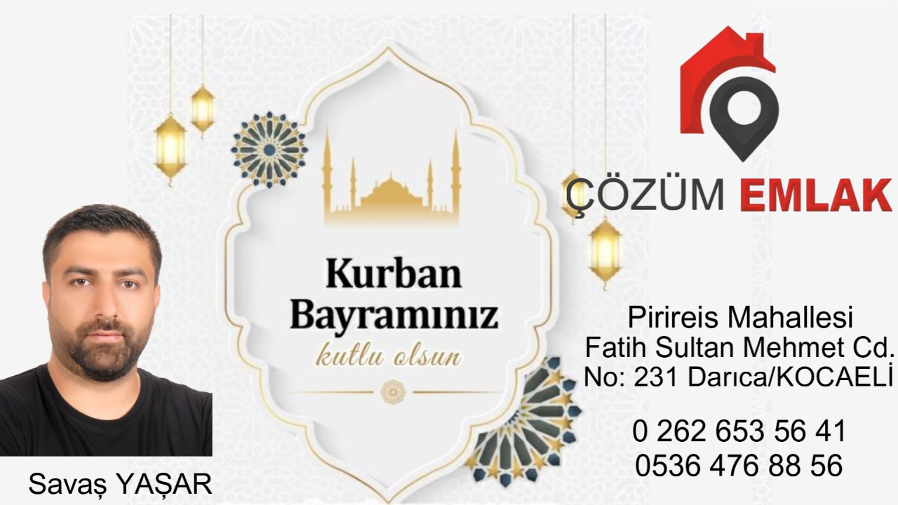 Çözüm Emlak Kurban Bayramı mesajı