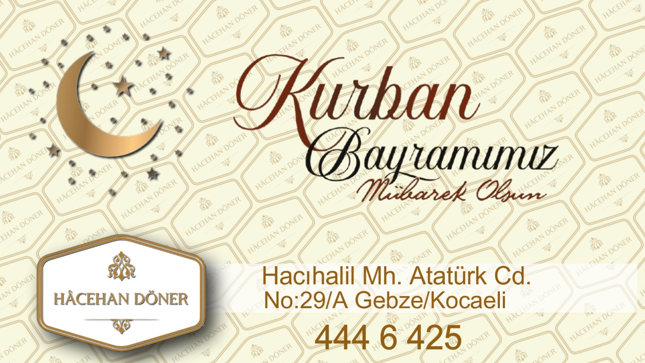 Hacehan Döner Kurban Bayramı mesajı