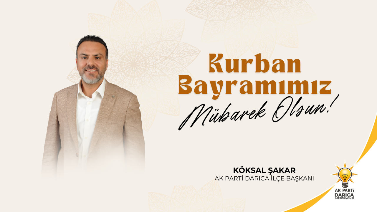 Ak Parti Darıca Kurban Bayramı mesajı