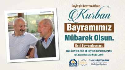 Gebze Belediyesi Kurban Bayramı ilanı