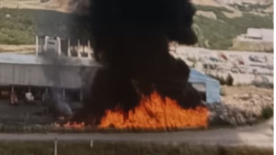 Çöp tesisindeki yangın tesise sıçramadan kontrol altına alındı