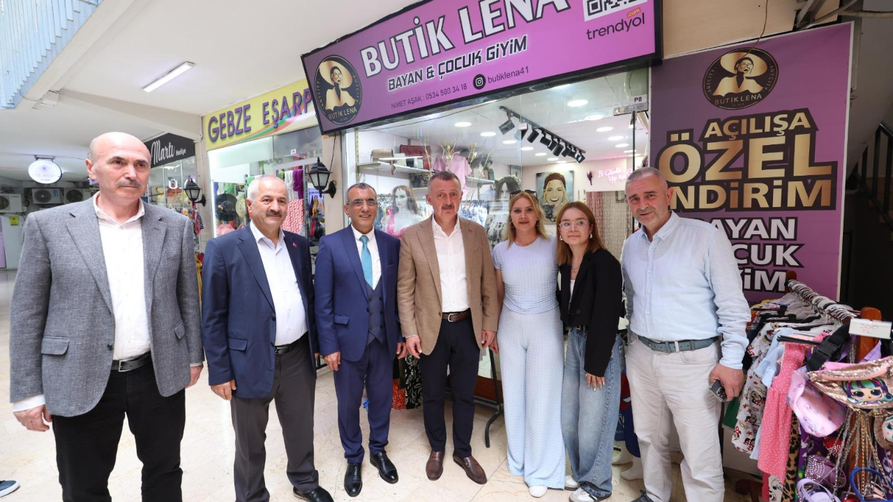 Büyükakın’dan Gebze’de esnaf turu:  “Aynı sokağın insanı, aynı şehrin yol arkadaşıyız”
