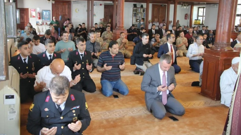 Jandarma kuruluş yıldönümünde şehitlerimiz için mevlit okuttu