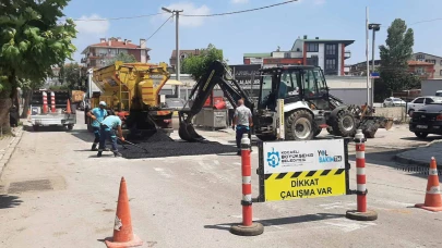 Büyükşehir ekipleri, Darıca'da yol çalışması yapıyor