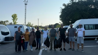 Darıcalı karavancılardan doğaya vefa!