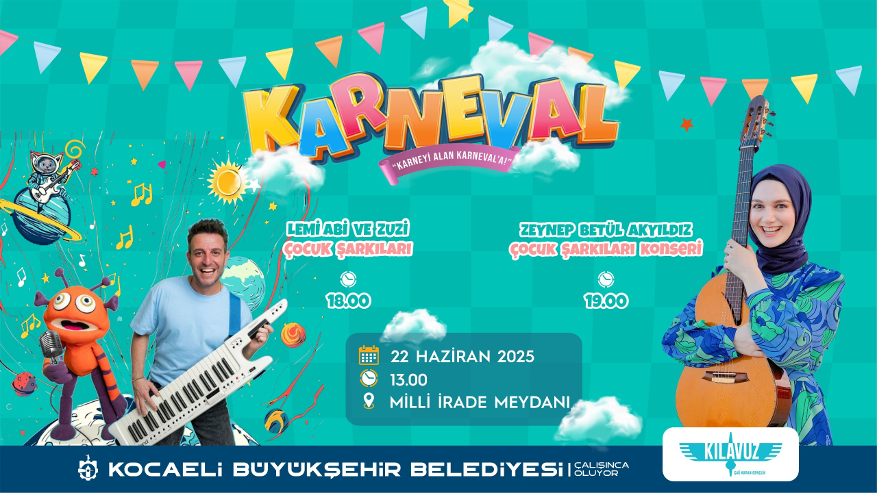 Çocuklar Karneval’da buluşuyor
