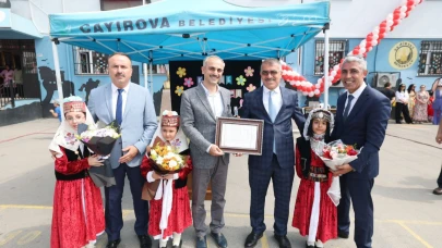 Çayırova’da karne heyecanı yaşandı