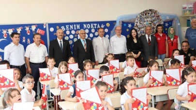 Başkan Büyükgöz karne törenine katıldı
