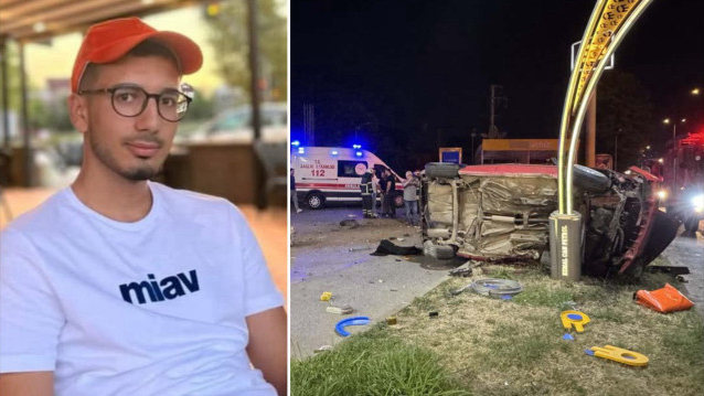 Takla atan otomobilin sürücüsü, 4 gün sonra yaşam mücadelesini kaybetti